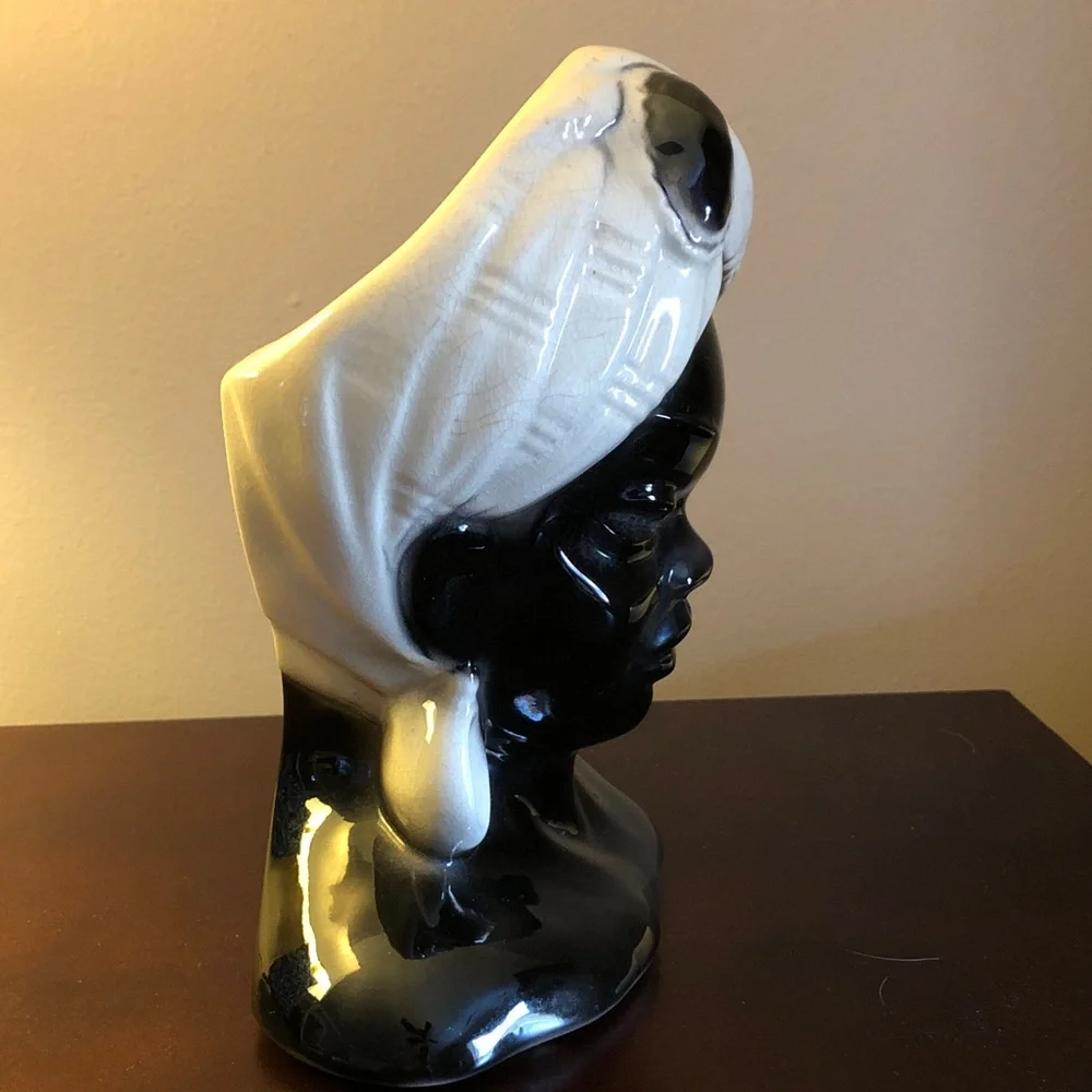 ROYAL WINDSOR Vintage  Blackamoor Ceramic Bust